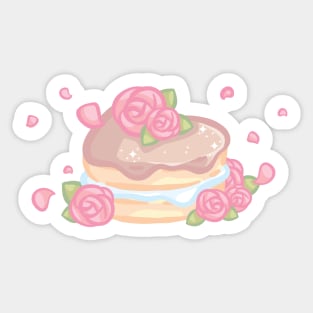 Sweet Heart Chocolate Layer Cake Sticker